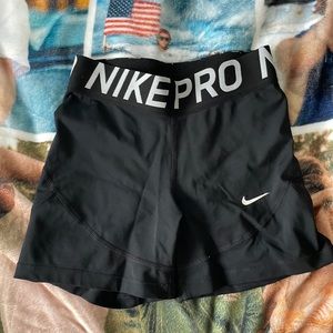 Black Nike Pros (size small)